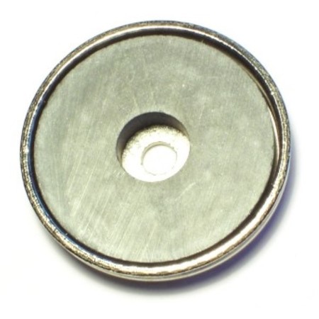 Midwest Fastener 1-1/2" Steel Magnet Bases 5PK 32687